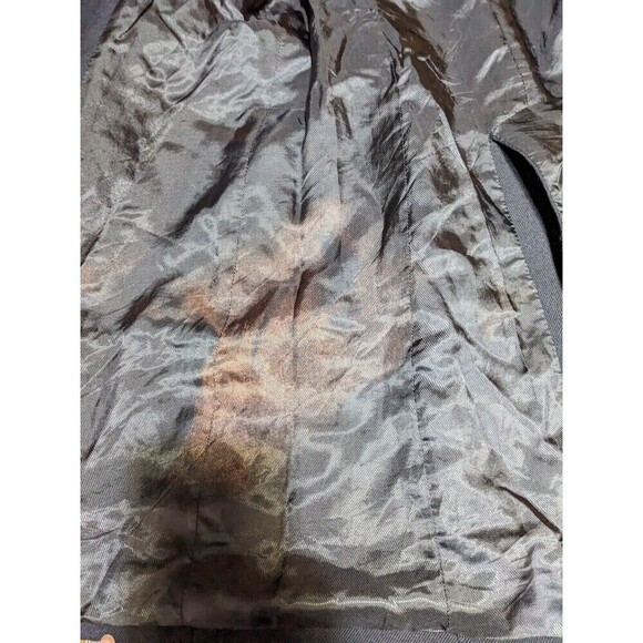 Zara Basic Long Sleeve Mock Neck Full Zip Wool Blend Jacket M - Picture 6 of 9